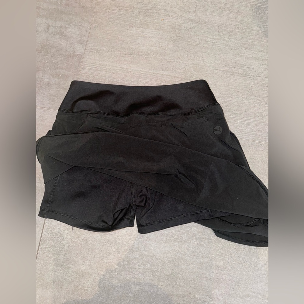 Black tennis skirt